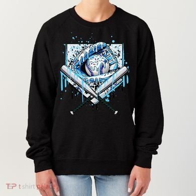 Baseball Drip Ice Cream Drip Baseball  Women's Sweatshirt