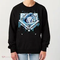 Baseball Drip Ice Cream Drip Baseball  Women's Sweatshirt thumb 0