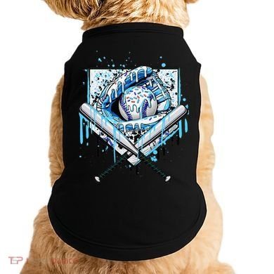 Baseball Drip Ice Cream Drip Baseball  Doggie Tank