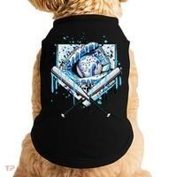 Baseball Drip Ice Cream Drip Baseball  Doggie Tank thumb 0