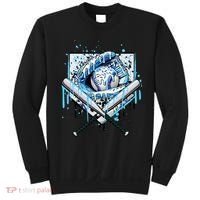 Baseball Drip Ice Cream Drip Baseball  Sweatshirt thumb 0