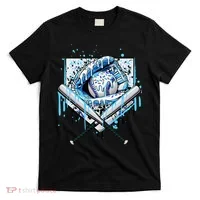 Baseball Drip Ice Cream Drip Baseball  T-Shirt thumb 0