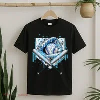 Baseball Drip Ice Cream Drip Baseball  T-Shirt thumb 2