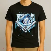 Baseball Drip Ice Cream Drip Baseball  T-Shirt thumb 3