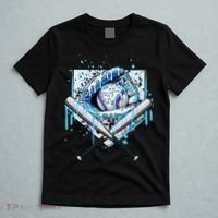 Baseball Drip Ice Cream Drip Baseball  T-Shirt thumb 5