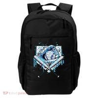 Baseball Drip Ice Cream Drip Baseball  Backpack thumb 0