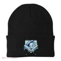 Baseball Drip Ice Cream Drip Baseball  Beanie thumb 0