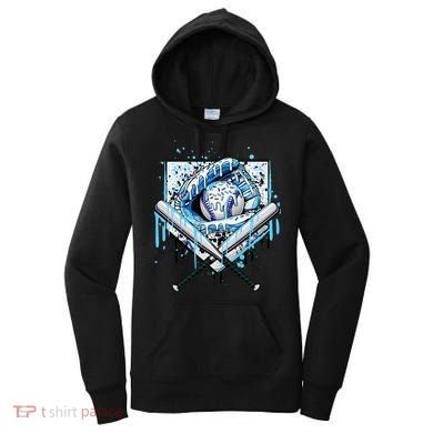 Baseball Drip Ice Cream Drip Baseball  Women's Hoodie