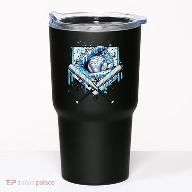 Baseball Drip Ice Cream Drip Baseball  Tumbler