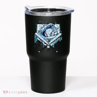 Baseball Drip Ice Cream Drip Baseball  Tumbler thumb 0