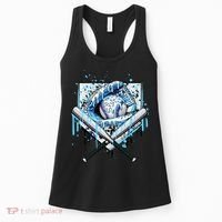 Baseball Drip Ice Cream Drip Baseball  Women's Tank Top thumb 0