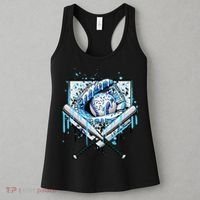 Baseball Drip Ice Cream Drip Baseball  Women's Tank Top thumb 3