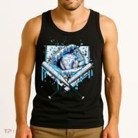 Baseball Drip Ice Cream Drip Baseball  Tank Top thumb 3