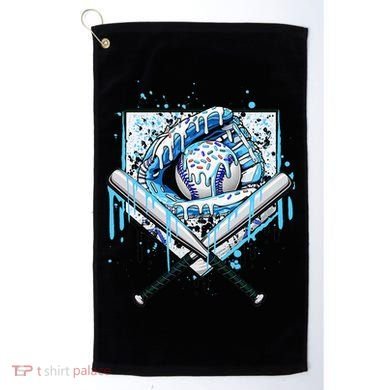 Baseball Drip Ice Cream Drip Baseball  Golf Towel