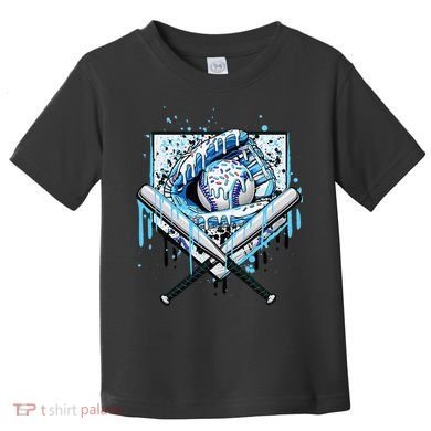 Baseball Drip Ice Cream Drip Baseball  Toddler T-Shirt