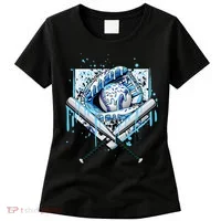 Baseball Drip Ice Cream Drip Baseball  Women's T-Shirt thumb 0