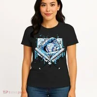 Baseball Drip Ice Cream Drip Baseball  Women's T-Shirt thumb 4
