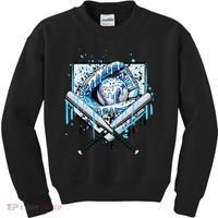 Baseball Drip Ice Cream Drip Baseball  Kids Sweatshirt thumb 0