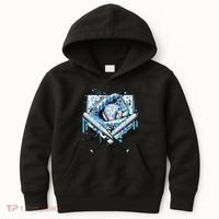 Baseball Drip Ice Cream Drip Baseball  Kids Hoodie thumb 0