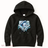 Baseball Drip Ice Cream Drip Baseball  Kids Hoodie thumb 0