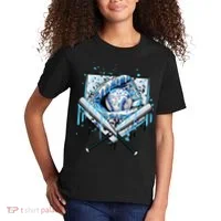 Baseball Drip Ice Cream Drip Baseball  Kids T-Shirt thumb 2