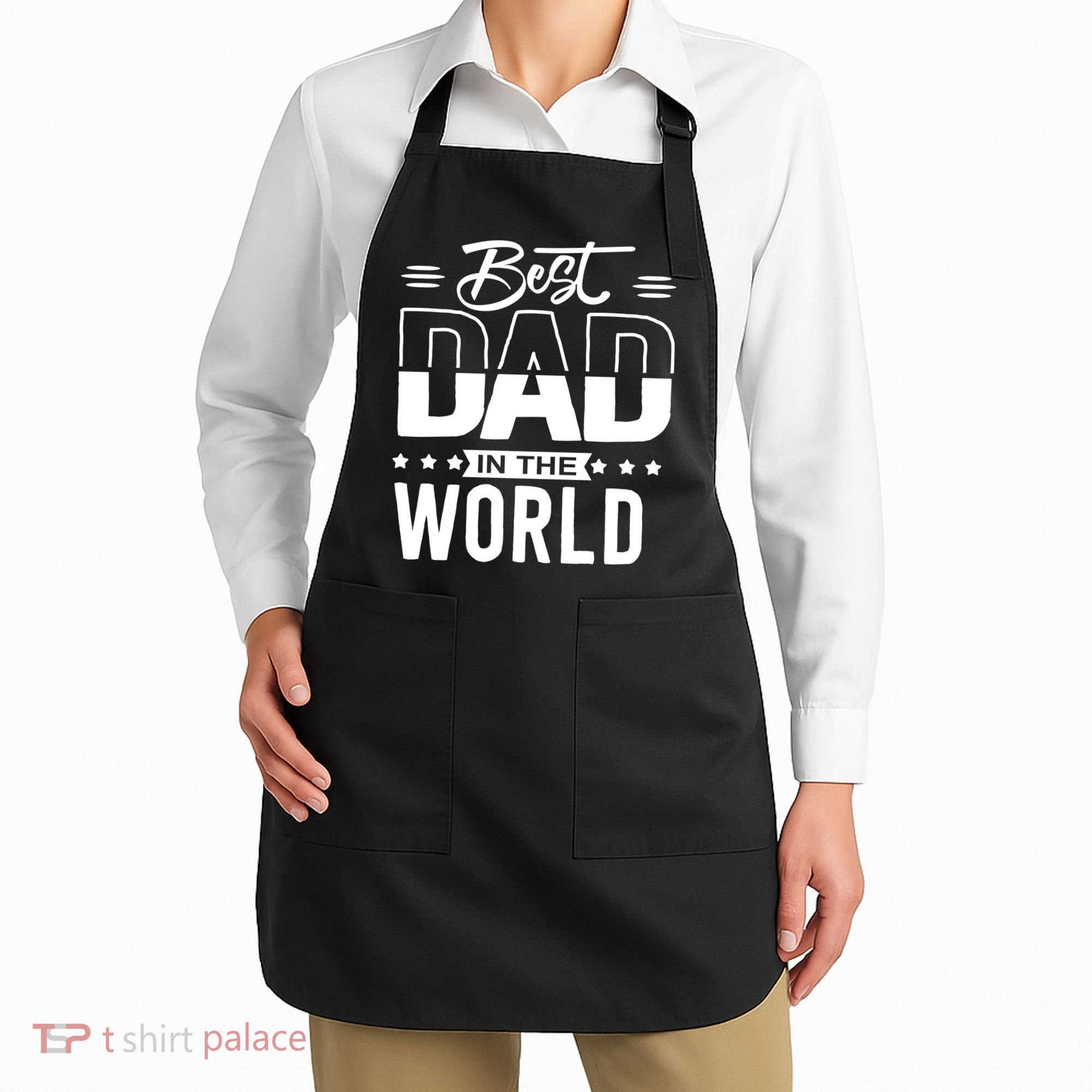 Best Dad In The World Cute Gift Apron