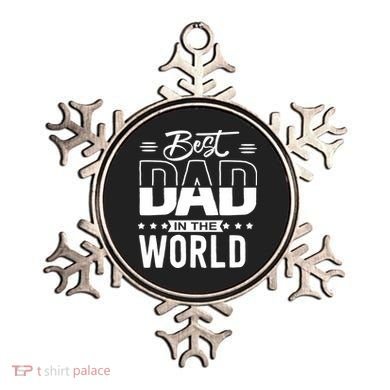 Best Dad In The World Cute Gift Ornament