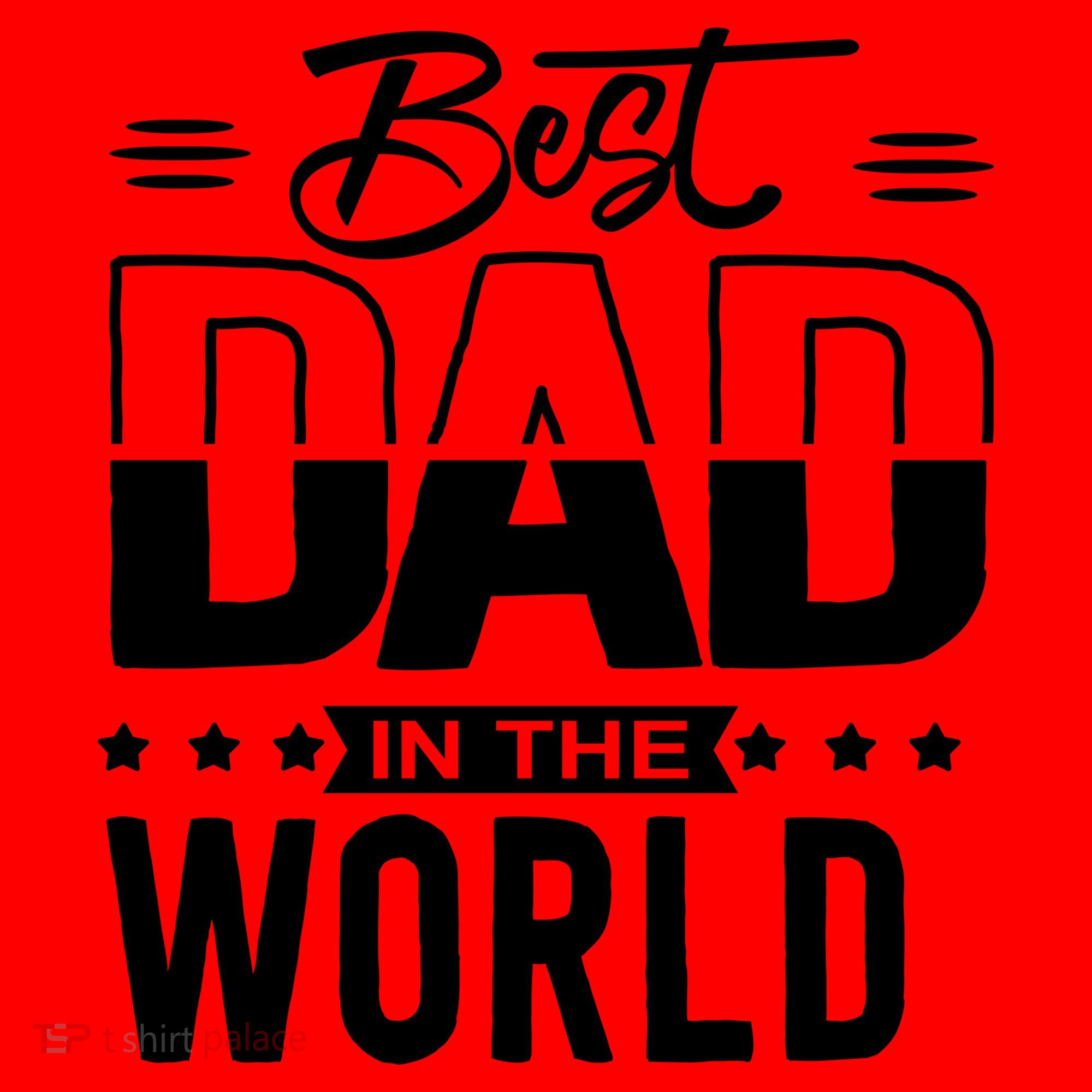 Best Dad In The World Cute Gift Santa Hat