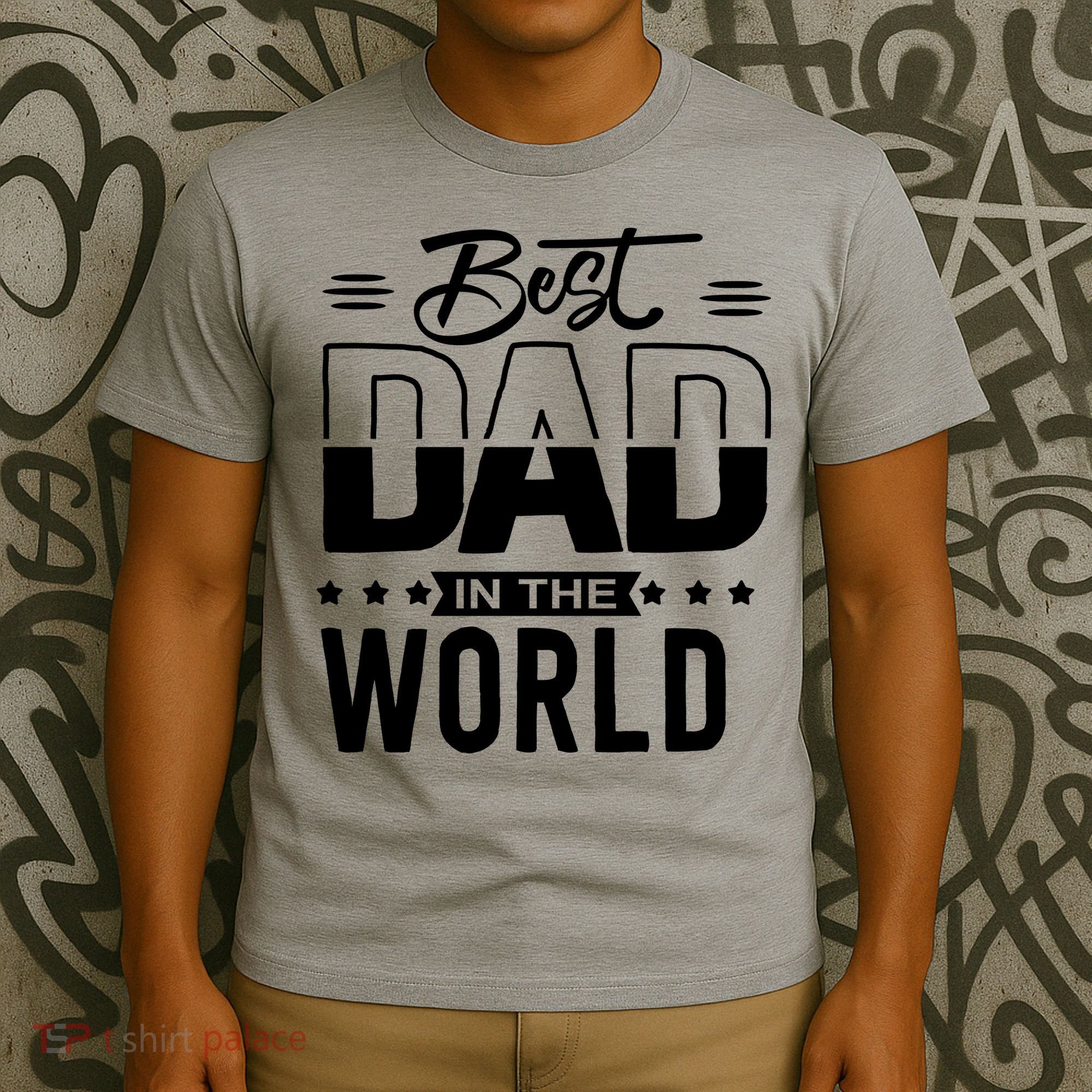 Best Dad In The World Cute Gift T-Shirt