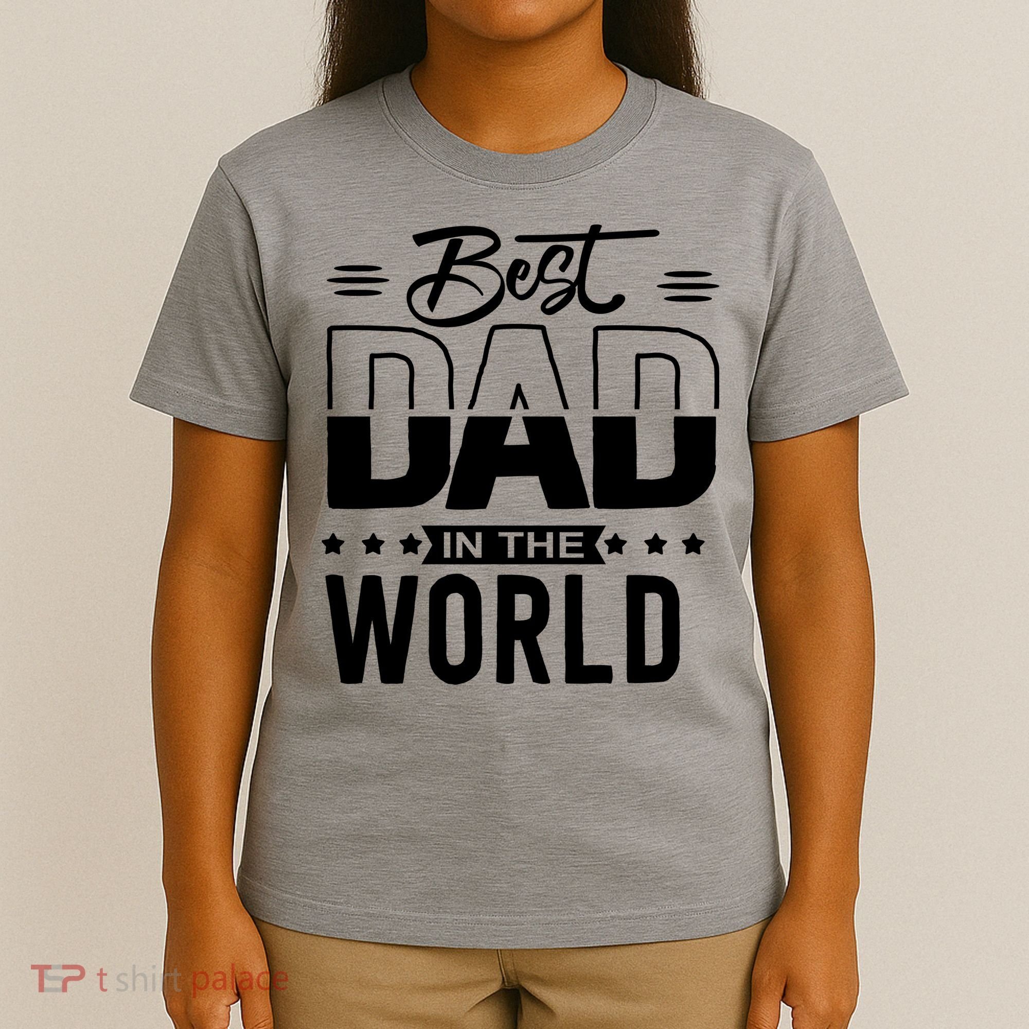 Best Dad In The World Cute Gift T-Shirt