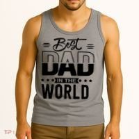 Best Dad In The World Cute Gift Tank Top thumb 3