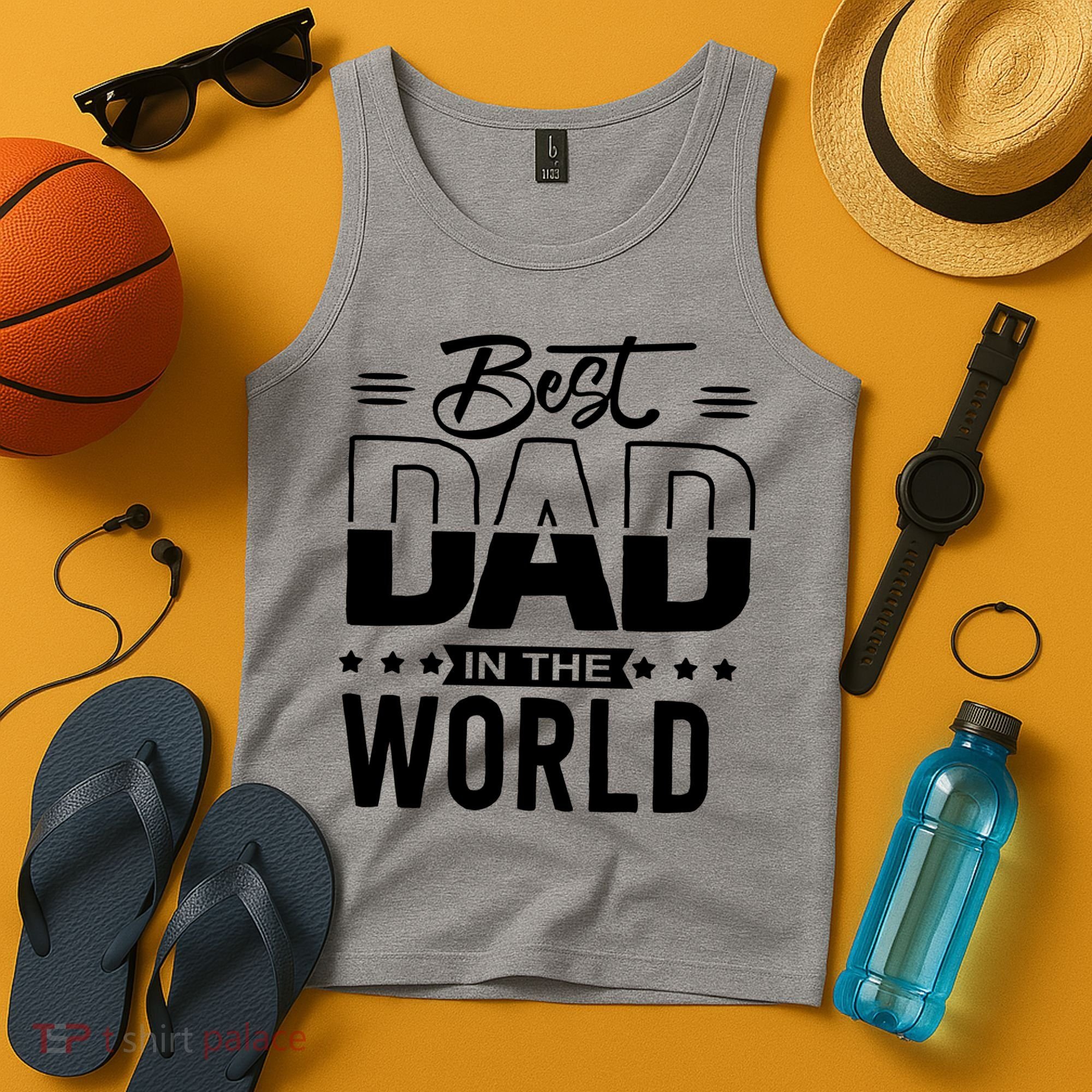 Best Dad In The World Cute Gift Tank Top
