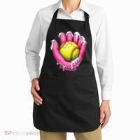 Baseball Drip Ice Cream Sprinkles Baseball Glove Apron thumb 2