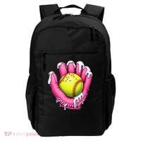 Baseball Drip Ice Cream Sprinkles Baseball Glove Backpack thumb 0