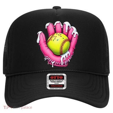Baseball Drip Ice Cream Sprinkles Baseball Glove Hat