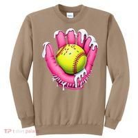 Baseball Drip Ice Cream Sprinkles Baseball Glove Sweatshirt thumb 0