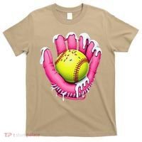 Baseball Drip Ice Cream Sprinkles Baseball Glove T-Shirt thumb 0