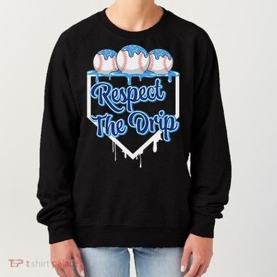 Baseball Drip Ice Cream Drip Respect The Drip Women's Sweatshirt