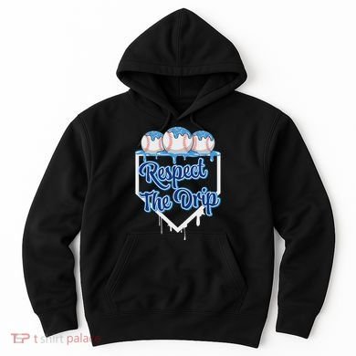 Baseball Drip Ice Cream Drip Respect The Drip Hoodie