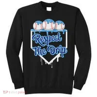 Baseball Drip Ice Cream Drip Respect The Drip Sweatshirt thumb 0