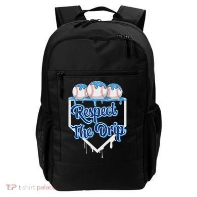 Baseball Drip Ice Cream Drip Respect The Drip Backpack