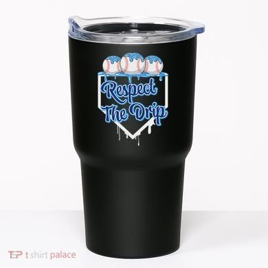 Baseball Drip Ice Cream Drip Respect The Drip Tumbler