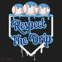 Baseball Drip Ice Cream Drip Respect The Drip Tumbler thumb 3