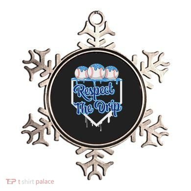 Baseball Drip Ice Cream Drip Respect The Drip Ornament