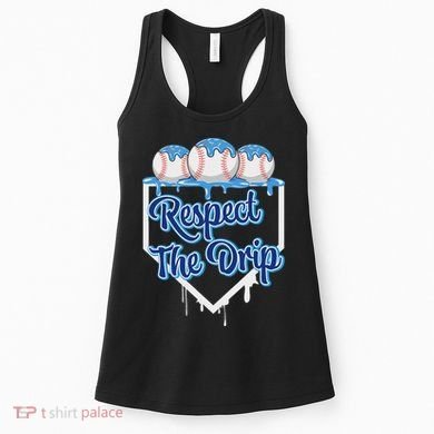 Baseball Drip Ice Cream Drip Respect The Drip Women's Tank Top