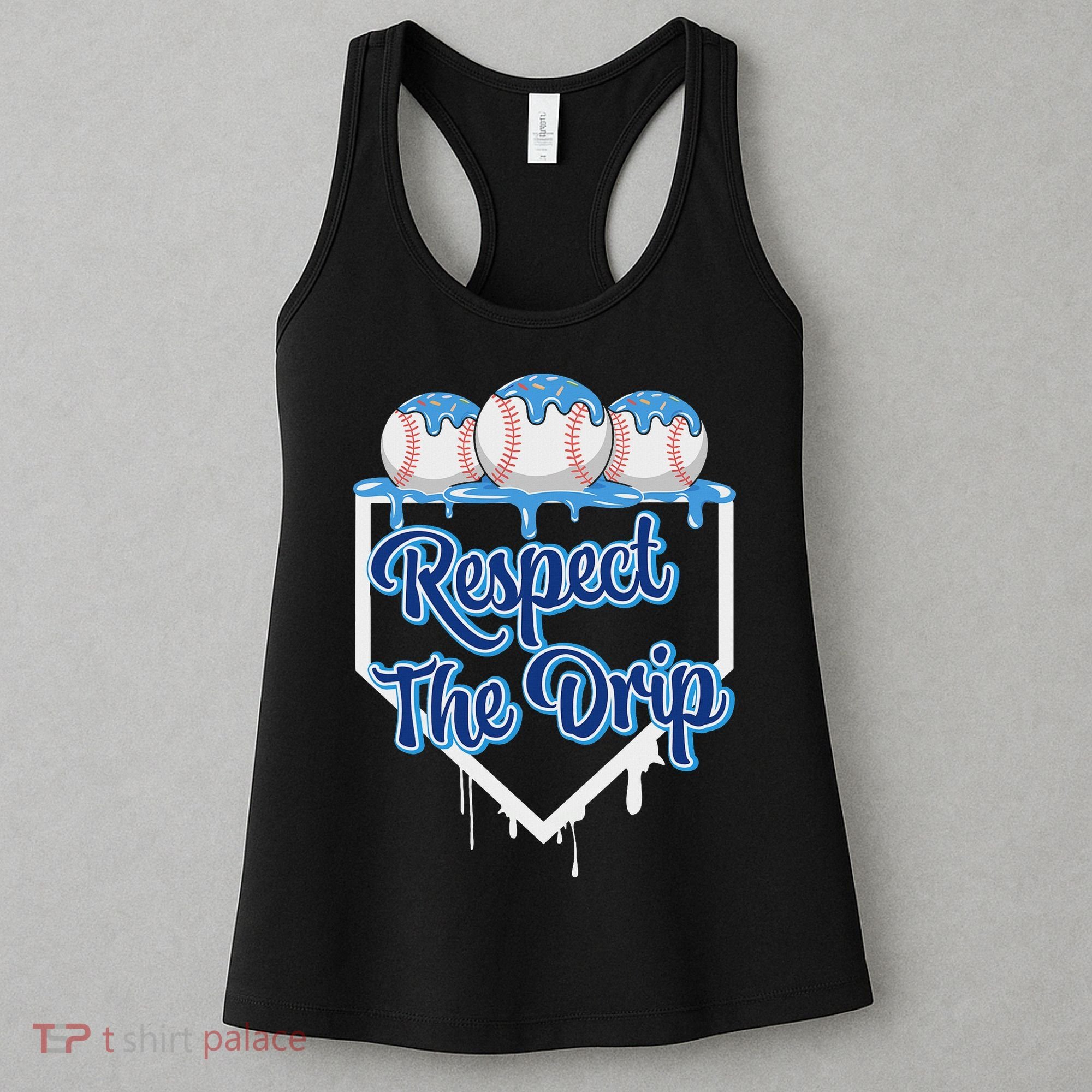Baseball Drip Ice Cream Drip Respect The Drip Women's Tank Top