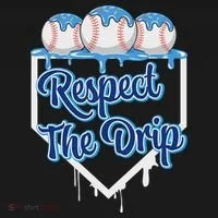 Baseball Drip Ice Cream Drip Respect The Drip Tank Top thumb 6