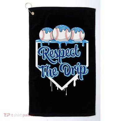 Baseball Drip Ice Cream Drip Respect The Drip Golf Towel