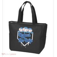 Baseball Drip Ice Cream Drip Respect The Drip Tote Bag thumb 3