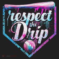 Baseball Drip Ice Cream Dripping Respect The Drip  Women's Sweatshirt thumb 2